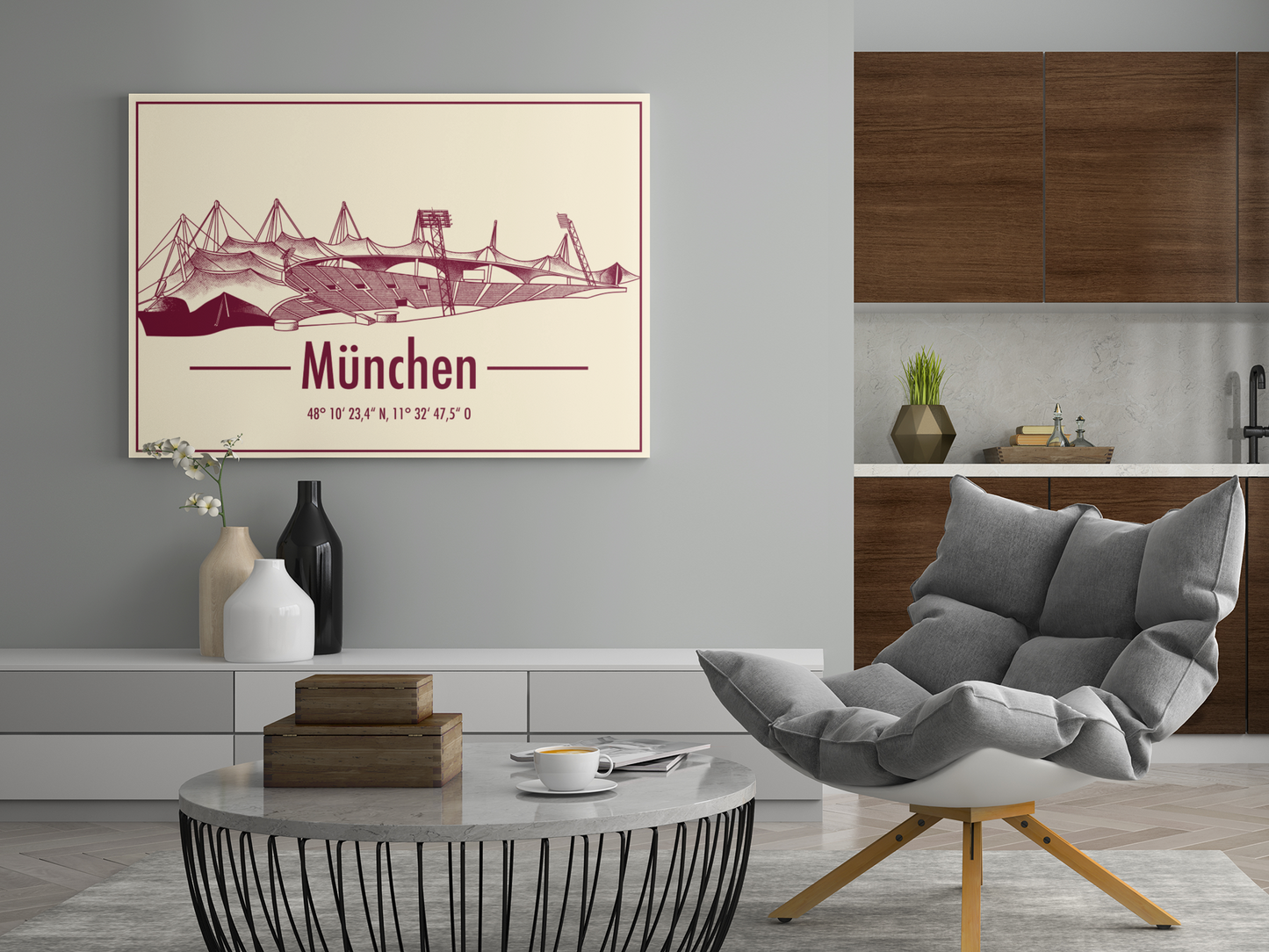 "München" Poster Retro