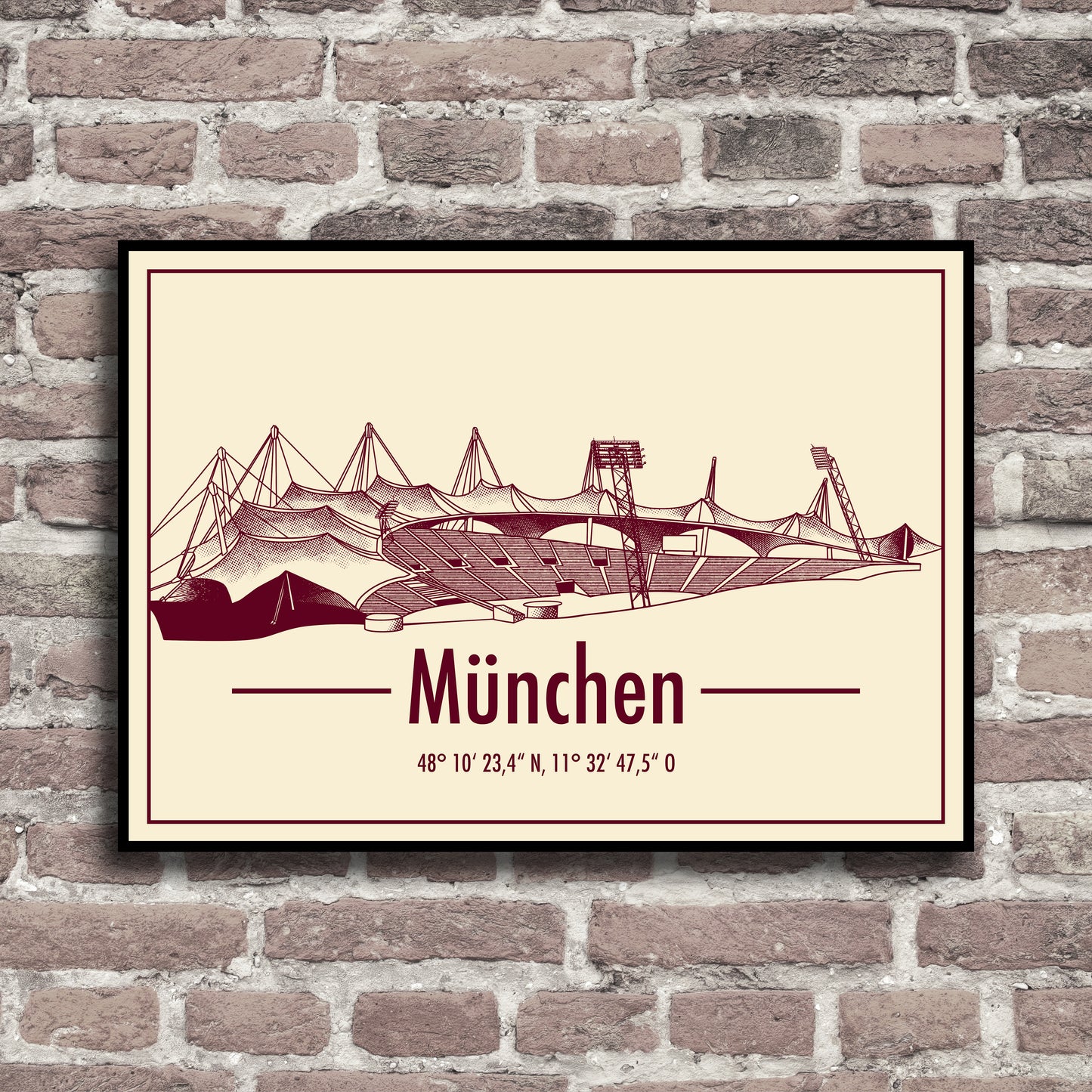 "München" Poster Retro