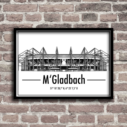 "M'Gladbach" Poster